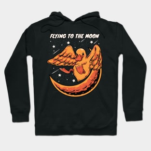 Flying to The Moon Hoodie